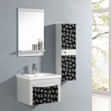 MDF Bathroom Cabinet with Basin and Mirror
