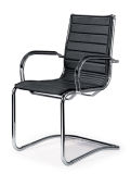 High Quality Office Furniture Leather Metal Visitor Meeting Chair (PE-E10)