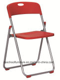 Cheap Steel Frame Plastic Folding Chair for Office