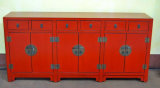 Antique Furniture Chinese Red Buffet