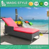 Hot Sale Promotion Sun Lounge Rattan Sunlounger Wicker Daybed Patio Sunbed Beach Sunlounger Deck Lounge