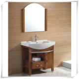 Floor Mounted Solid Wood Bathroom Cabinet