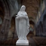 Religious Statue Sculpture, Marble Statue of St Mary