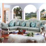 Fabric Sofa Set / Living Room Sofa / Wooden Sofa (D801)