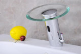 Tempered Glass Automatic Faucet with Button