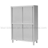 C02-B05 Stainless Steel Storage Cabinets with Four Slider Door