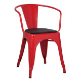 Colorful Cheap Metal Frame Chair with PU Cushin Zs-T-08