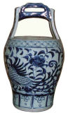 Chinese Blue and White Porcelain Bucket Lw028