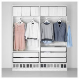 Customized Simple (with shoe rack, hanging rod) Wardrobe/Walk in Closet