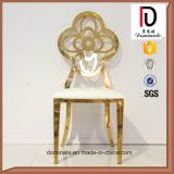Flower Design and Stainless Steel Frame Wedding Chair