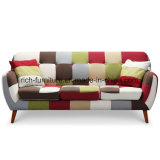 High Quality Italian Design Living Room Hotel Lobby Patchwork Modern Fabric Sofa