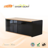 Wooden and Glass Home Furniture LCD/ LED TV Stand Different Color Optional (CT-FTVS-D101)