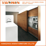 Wood Veneer Pantry and Modular Kitchen Cabinet