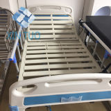 Factory Direct ABS ICU Four Manual Crank Rolling Patient Bed/Hospital Bed