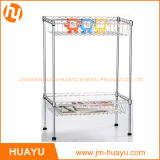 2 Tier Home Storage Display Shelving Wire Rack