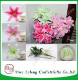 Perfume Lily Silk Flower Artificial Wedding Home Decoration Tiger Flower