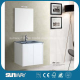 2017 New Painting High Gloss White MDF Bathroom Cabinet Sw-1310