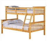 Bunk Bed Triple Sleeper Solid Wood Splits Into 2 Beds