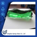 Stick-Shaped Green Clear Glass Stones