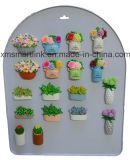 Resin Miniature Succalent Plants Decoration Magnet Crafts