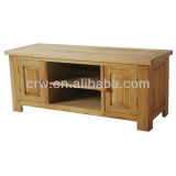 OA-4065 Solid Oak Wooden TV Cabinet