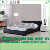 Dubai Modern Bedroom Furniture Wooden Leather Bed