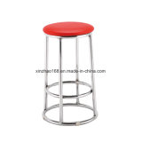 Popular New Designed Swivel Wholesale PU Bar Chair with Footrest