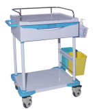 with One Drawer ABS Material Hospital Trolley