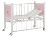 Hospital Epoxy Coated Semi-Fowler New Born Baby Bed
