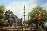 Chinese Handmade Turkey Landscape Oil Paintings for Wall Decor