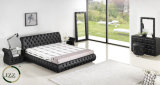 Home Decor Modern Crystals Leather Bed with Mattress
