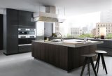 Plywood L-Shape Kitchen Cabinet with Backing Finish