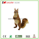 Decorative Polyresin Hot-Sale Squirrel Standing Statue for Garden Ornaments