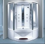 1350mm Sector Steam Sauna with Bathtub and Shower (AT-G8202F)