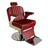 Salon Beauty Furniture Barber Chair with Synchronized Tilting Backrest
