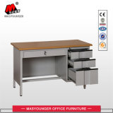 School Office Metal Furniture Office Table with Drawers