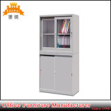 Hot Saling Metal Glass Sliding Door File Storage Cabinet with Good Quality
