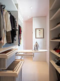 European Tranditional Projects Apartment Bedroom Wooden Closet Wardrobe