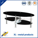 Oval Glass Top Center Table/Coffee Table