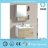 Golden Painted PVC Board Bathroom Cabinet (BLS-16041)