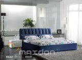 High Quality Leather Soft Bed (W020)