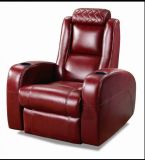 High Quality Home Theater Recliner Genuine Leather Sofa (A168)