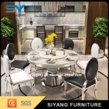 Stainless Steel Furniture Round Metal Dining Room Table
