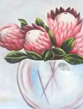 Fashion Home Decoration Flower Design Oil Painting