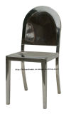 Emeco Metal Dining Restaurant Coffee Rectangle Back Navy Chair