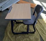 2017 New Design, School Desk and Chair, Wooden Furniture