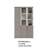 Wooden Office Furniture Filing Cabinet with Glass Doors (H70-0683)