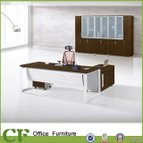 High Quality MFC Office Manager Table with Square Metal Leg