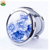 Promotional Mini Metal Pocket Cosmetic Mirror with Logo Printing