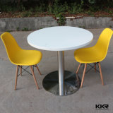 2 Seater Round Solid Surface Restaurant Dining Table